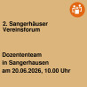 2. Sangerhäuser Vereinsforum